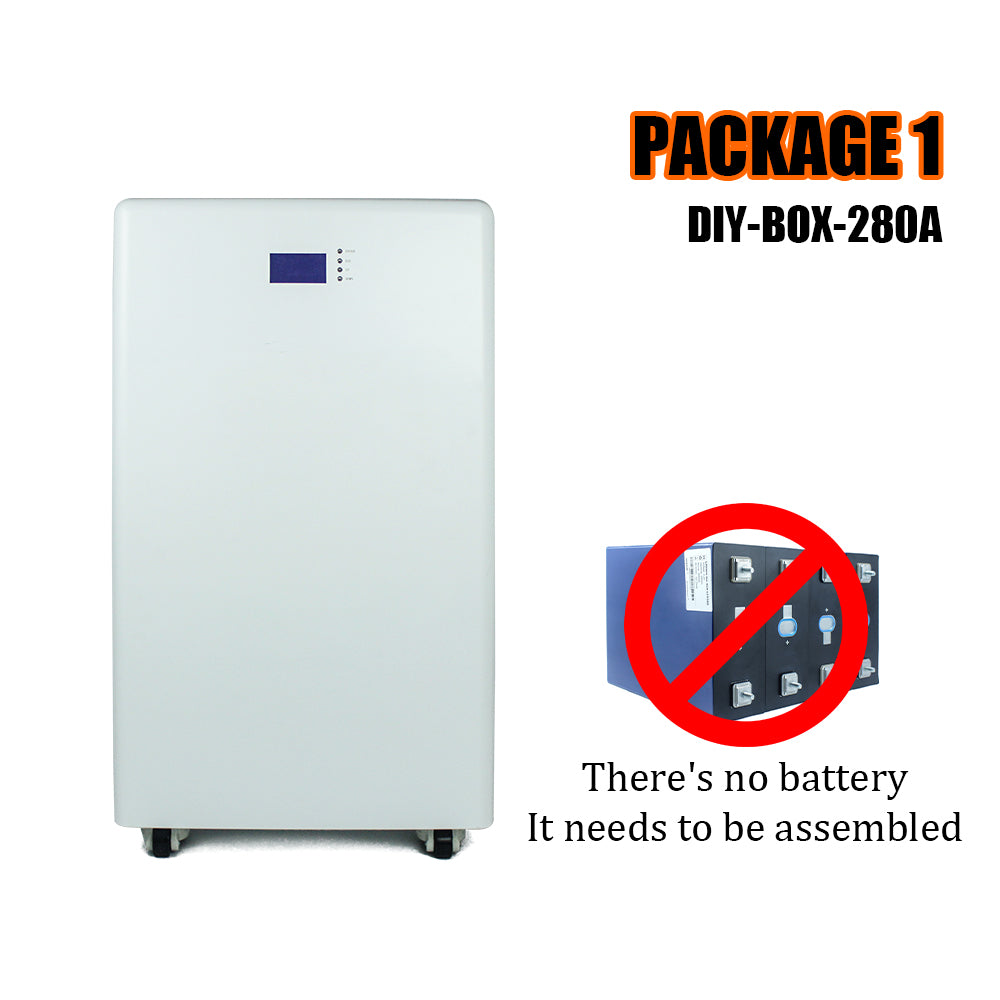 New Brand 48V 16S 280Ah LiFePo4 Battery BOX DIY Battery Kit Accept Custom Battery Packs For Power Storage