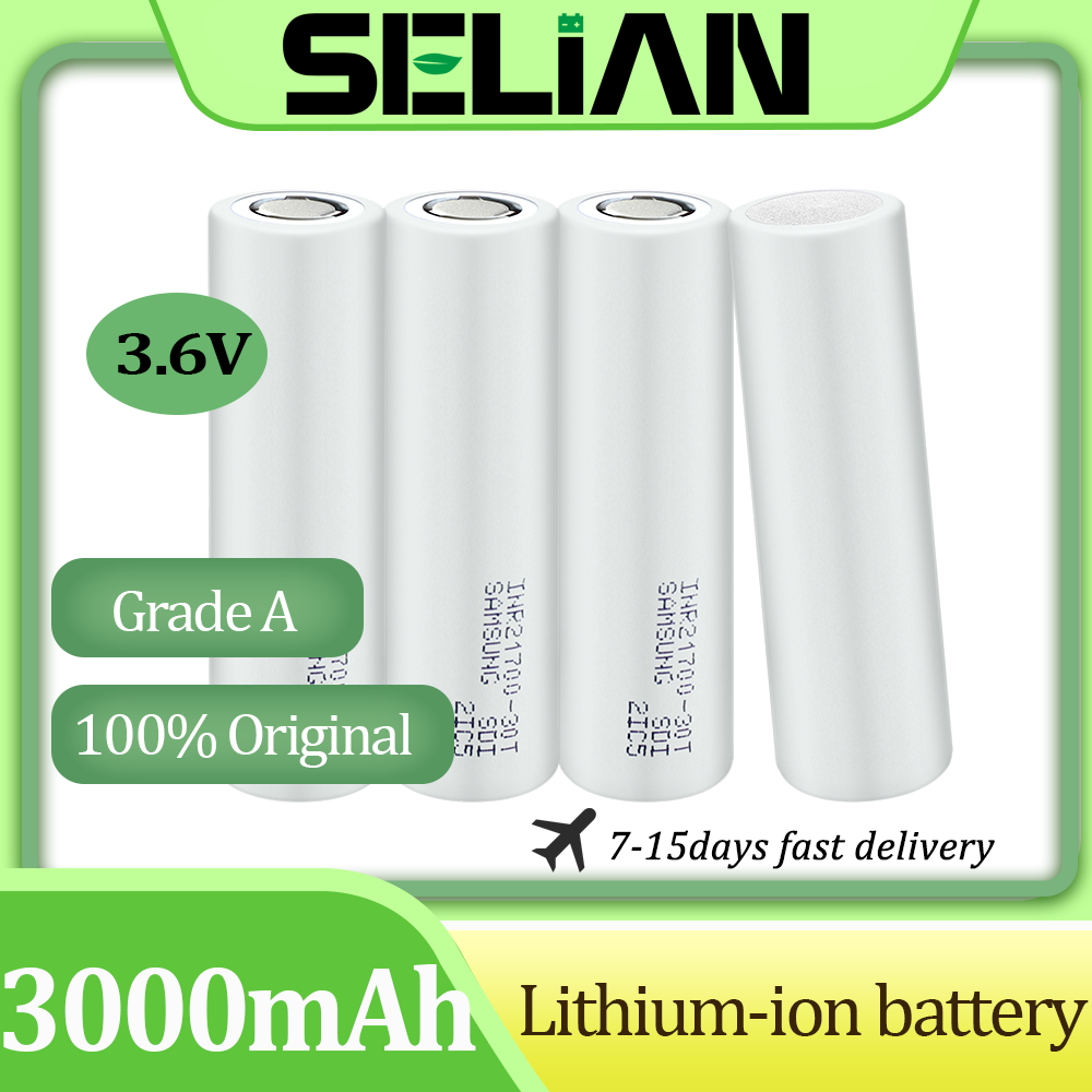 Samsung INR21700 30T 3.6V 3000mah lithium ion battery