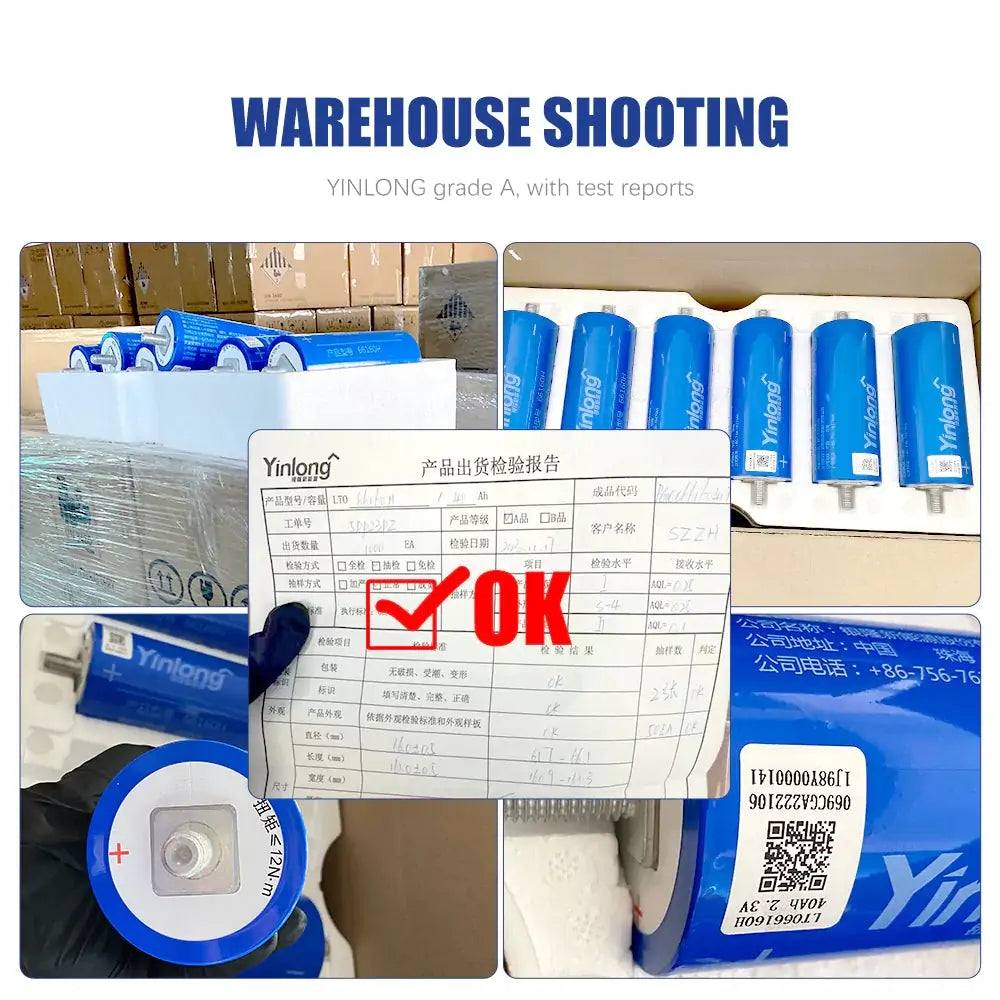 Yinlong LTO66160 2.3v 40Ah battery