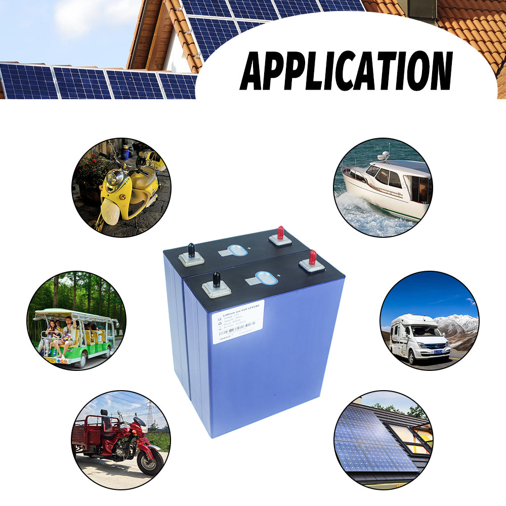REPT 3.2V 280A Lifepo4 Prismatic Cells Rechargeable Battery for Solar Energy Storage UPS Supply
