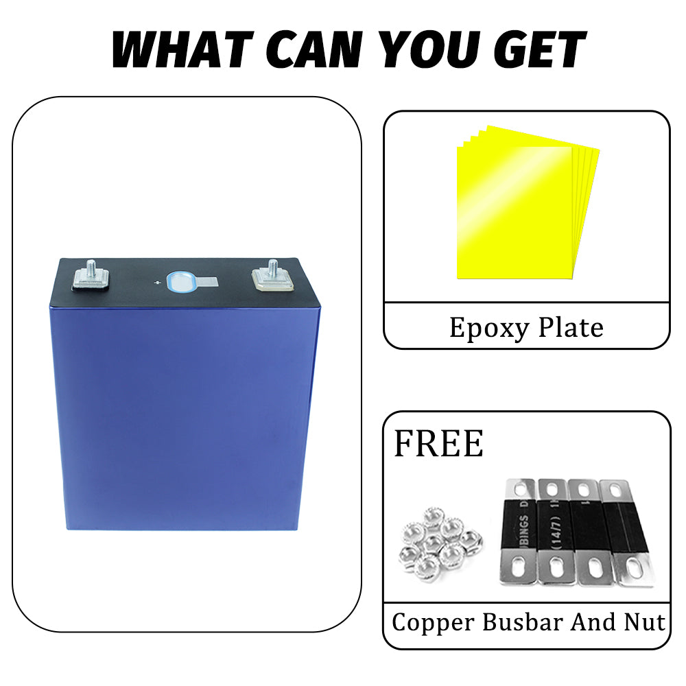 REPT 3.2V 280A Lifepo4 Prismatic Cells Rechargeable Battery for Solar Energy Storage UPS Supply