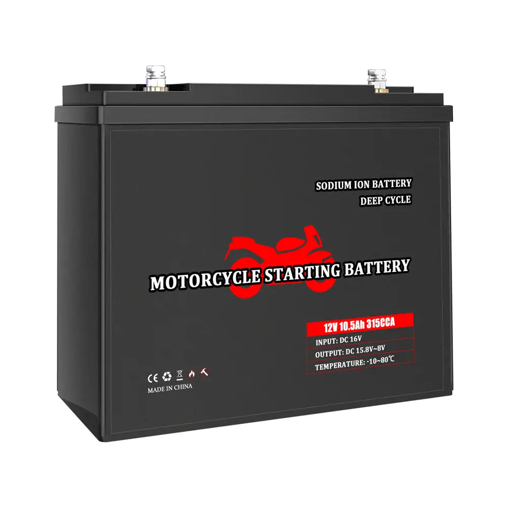 OEM DIY 12V 10.4Ah 315CCA SIB Motorcycle Starter Sodium-ion Battery Pack For DIY 12V Generator Battery Compatible Mower