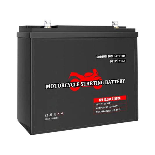 OEM DIY 12V 10.4Ah 315CCA SIB Motorcycle Starter Sodium-ion Battery Pack For DIY 12V Generator Battery Compatible Mower