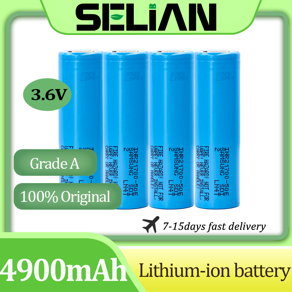 Samsung NMC21700-50E 3.6V 4900mah lithium ion battery