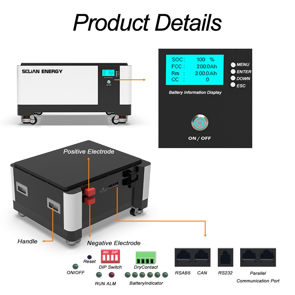 Brand New 15kw~45kw lifepo4 Battery with 10Kw Inverter Stackable All in One Solar Energy Storage System