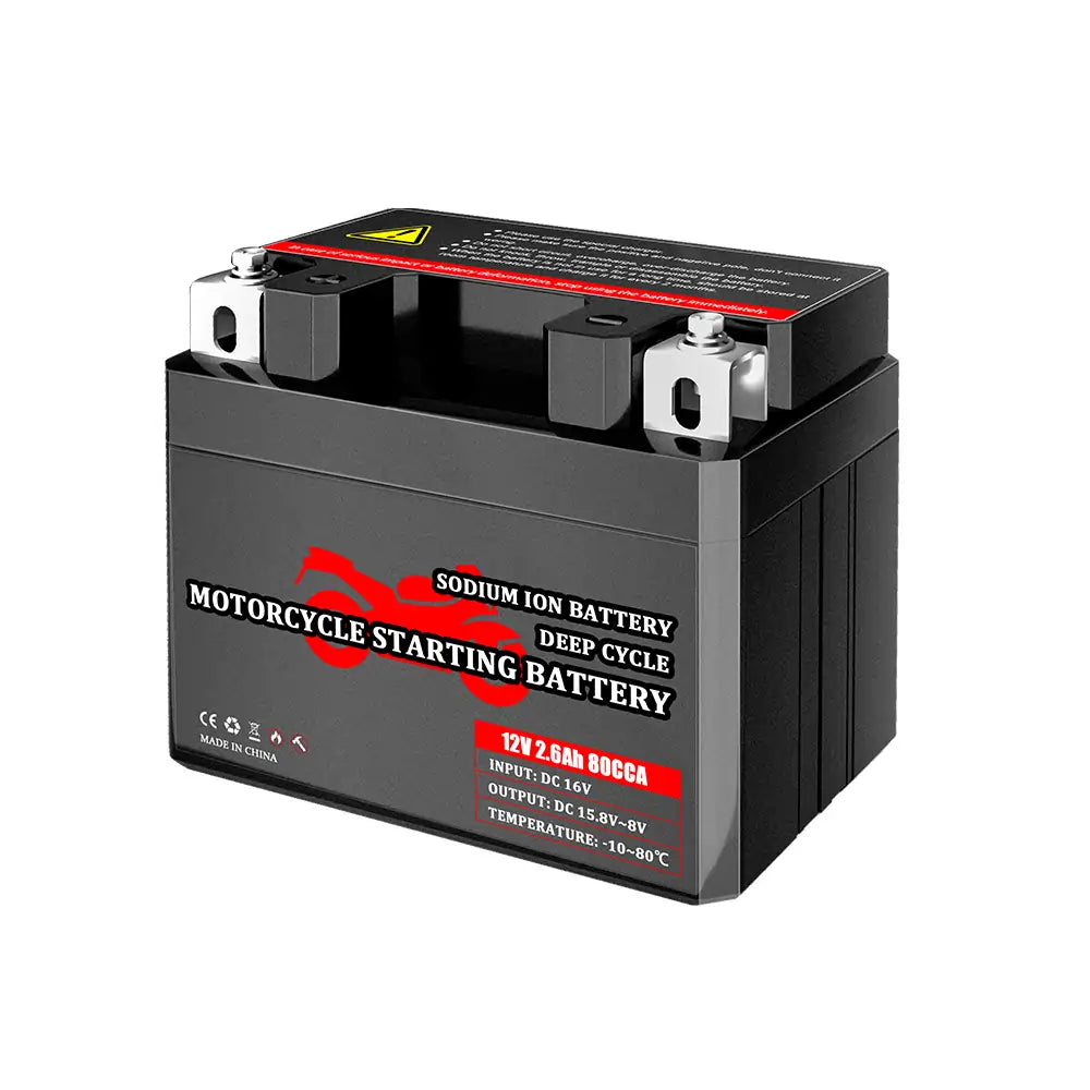 Selian Energy 12V 2600mAh 80CCA SIB Motorcycle Starter Sodium-ion Batteries Pack