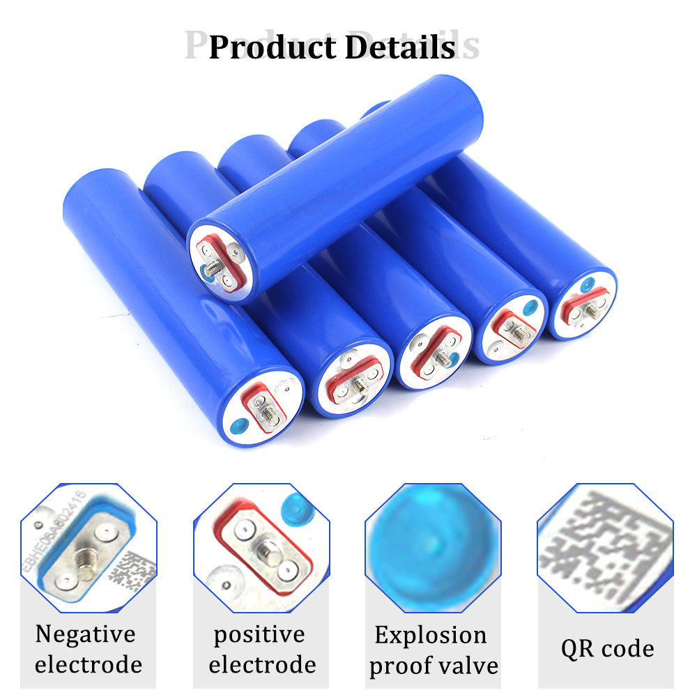 2025 High Power Grade A 10C 20000 cycles+ 32145 Cylindrical Lithium Titanate 2.4v 10ah LTO Electrified monorail system battery