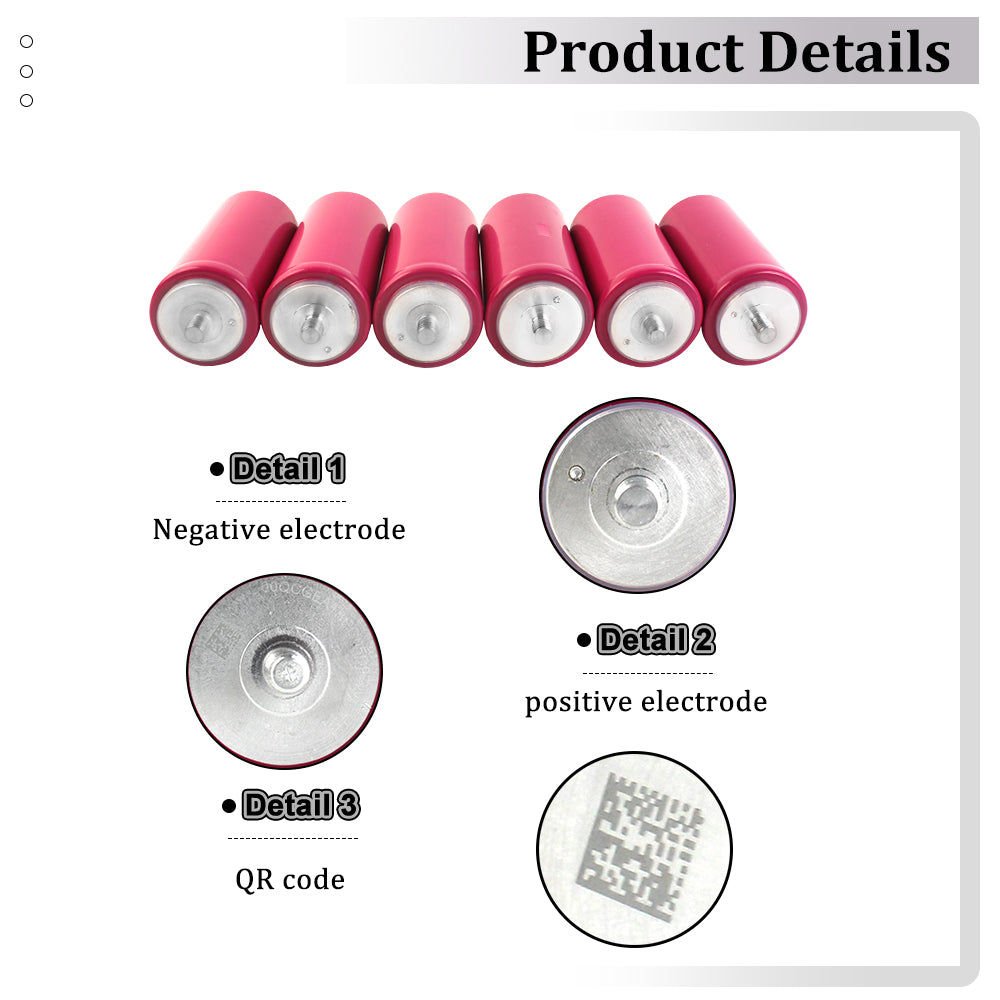 New arrival LTO 2.34V 30Ah 60138 Grade A 10C 20000 cycles+ Cylindrical Lithium Titanate Battery Cell
