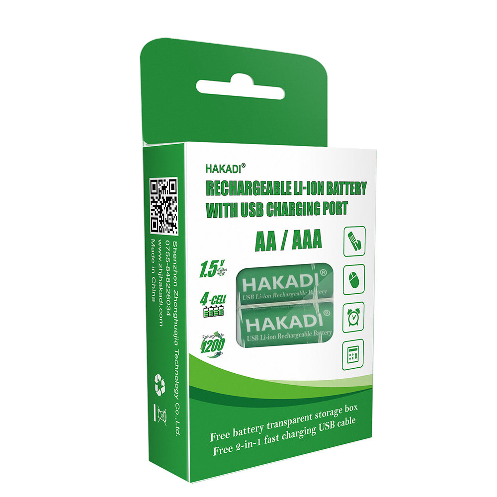 AAA battery 1.5V 1200mwh