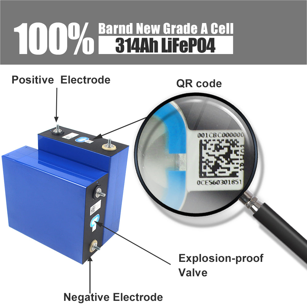 Free Shipping CATL 3.2v 314ah Grade A Lifepo4 Battery
