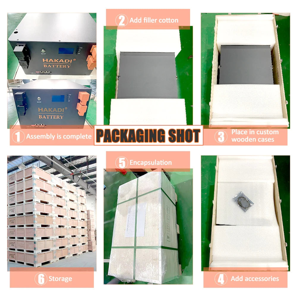 51.2V 16S 230A LiFePo4 Battery Box Kit With BT BMS For Home Solar Energy Storage