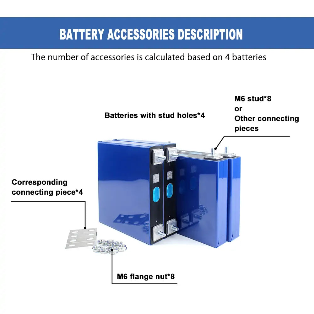 EVE 3.2V 50Ah LF50F LFP Battery 6000+Cycle life Rechargeable Cells For DIY 12V 24V 48V Energy Sotrage Battery Pack