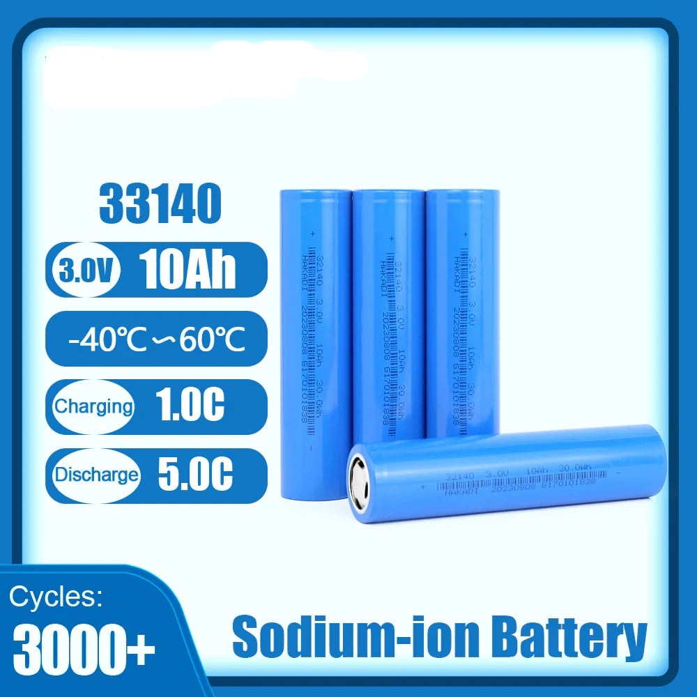 Selian Energy 33140 3V 10ah Sodium ion Battery 5C