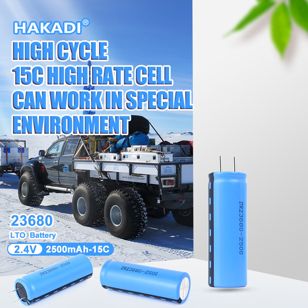 Selian Energy LTO 23680 2.4V 2500mah battery
