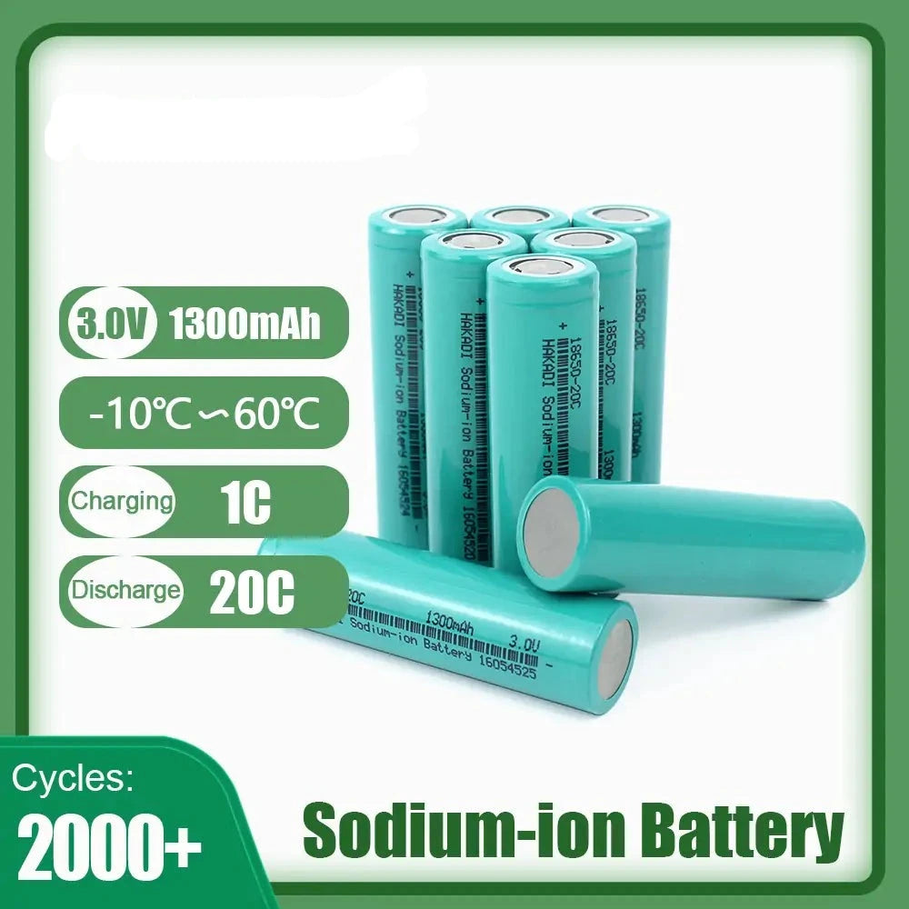 Selian Energy 18650 3V 1300mah 20C sodium ion battery