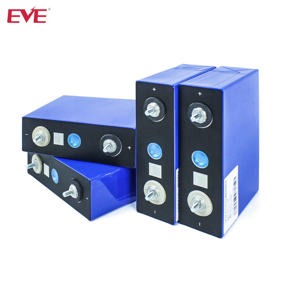 New Brand EVE 3.2V 100Ah Grade A LiFePO4 Rechargeable Battery Prismatic Cell 6000+ Cycle For Boat, RV, EV, Solar System storage