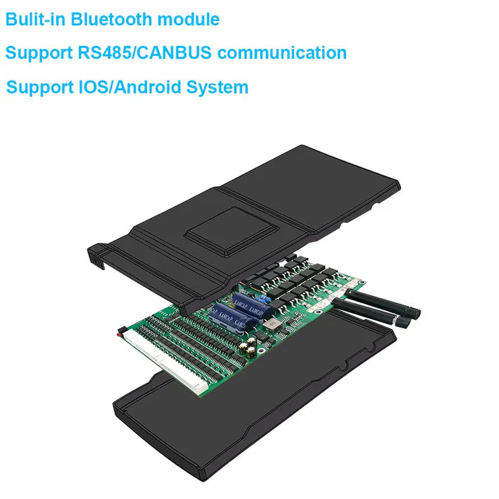 Seplos BMS 100A 150A 200A 8S 16S 24V 48V CAN/RS485 Lifepo4 Sodium-ion Battery Protection Board