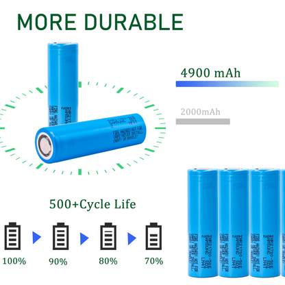 Factory Price 18650-50E Lithium-ion Battery 3.6V 4900mah NMC Rechargeable Battery Cell For Battery Pack LED light OEM/ODM Acceptm OEM/ODM Accept