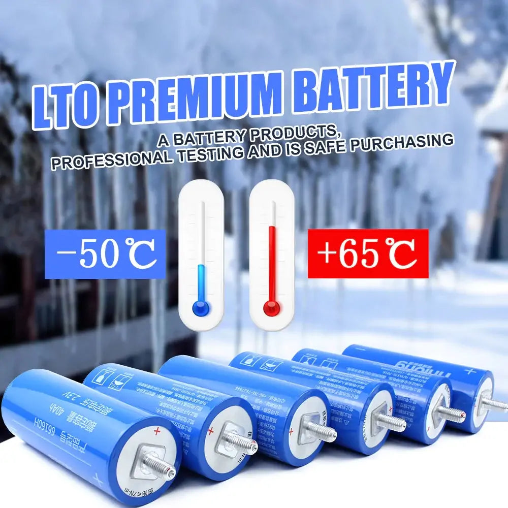 LTO Yinlong 2.3V Grade A 45Ah 6PCS battery Cell Cycle life 25000+ Low temperature discharge Rechargeable