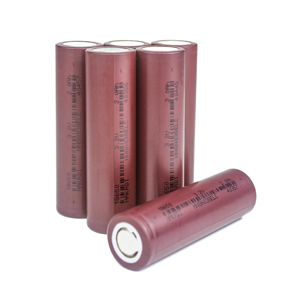 Lifepo4 18650 3.2V 2000mah Rechargeable Battery Cell 1C-3C Discharge For DIY Battery Pack