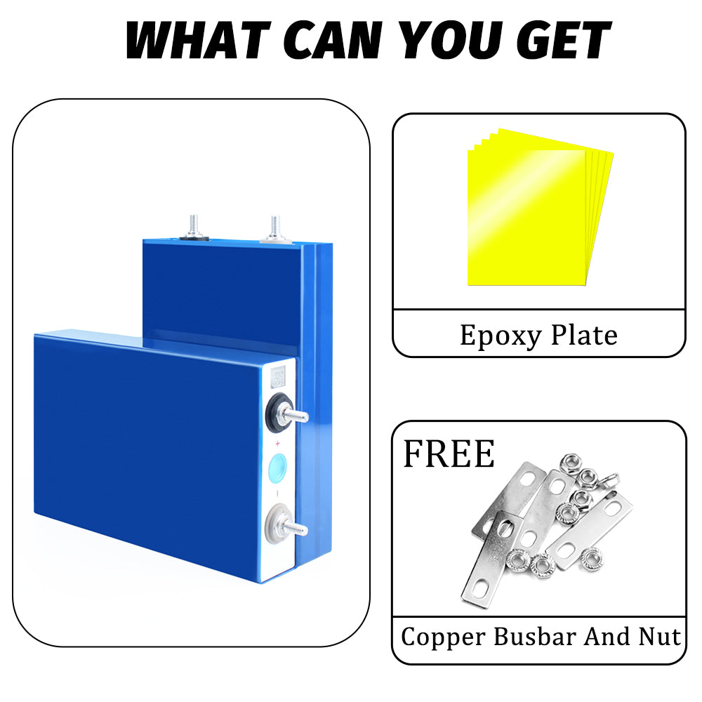 EU STOCK EVE 3.2V 105Ah Battery Grade A LiFePO4 Prismatic Cells Fast Delivery 5-7 days