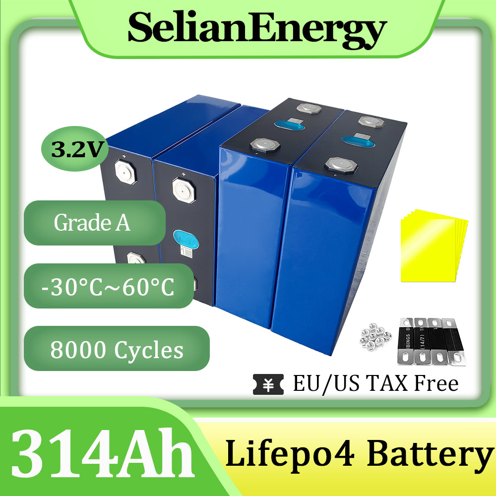 EVE LF314 Grade A Cells LiFePO4 314Ah Brand New Rechargeable Battery Cycle 6000+ Life Cells