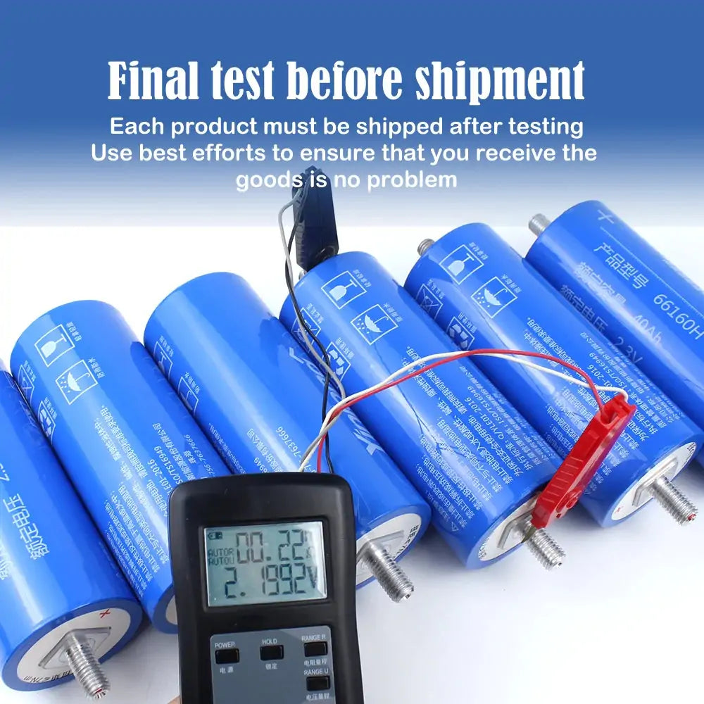 LTO Yinlong 2.3V 45Ah 6PCS battery Cell Cycle life 25000+ Low temperature discharge Rechargeable For Storage System