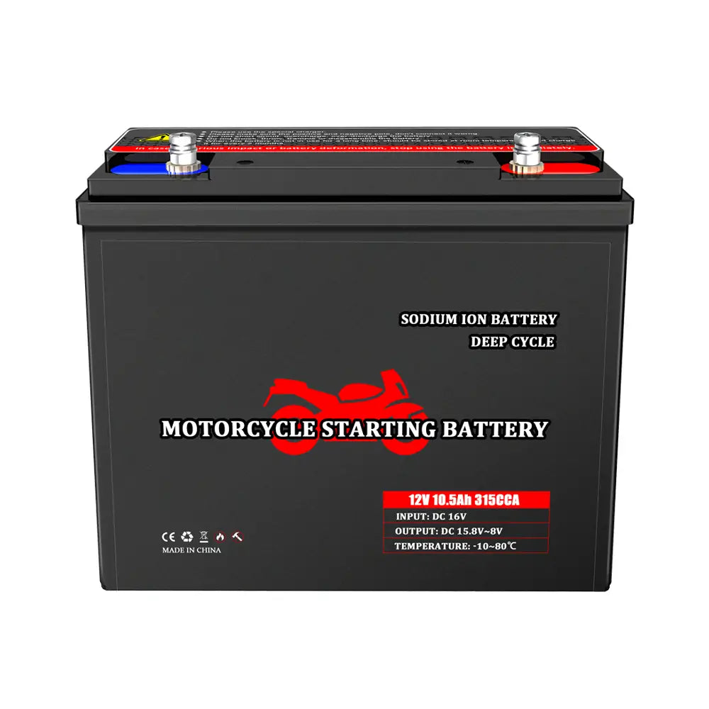 OEM DIY 12V 10.4Ah 315CCA Sodium 18650 Na ion Batteries 3000 Times Motorcycle Starting Sodium-ion Battery Pack