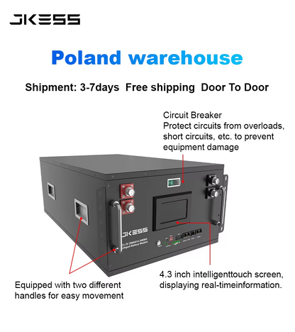 JK ESS 6u 51.2V 15Kwh Diy box Energy Storage System