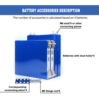 GOTION 3.2V 100Ah-105Ah Grade A LiFePO4 Battery 3000+Cycle life Rechargeable Cells For Solar Energy Storage RV EV Boat