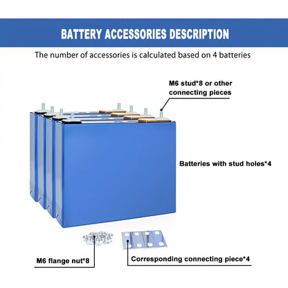 GOTION 3.2V 50Ah-52Ah Lifepo4 Battery Brand New Grade A Cells For Solar Energy Storage RV EV Boat DIY 12V 24V 48V Battery