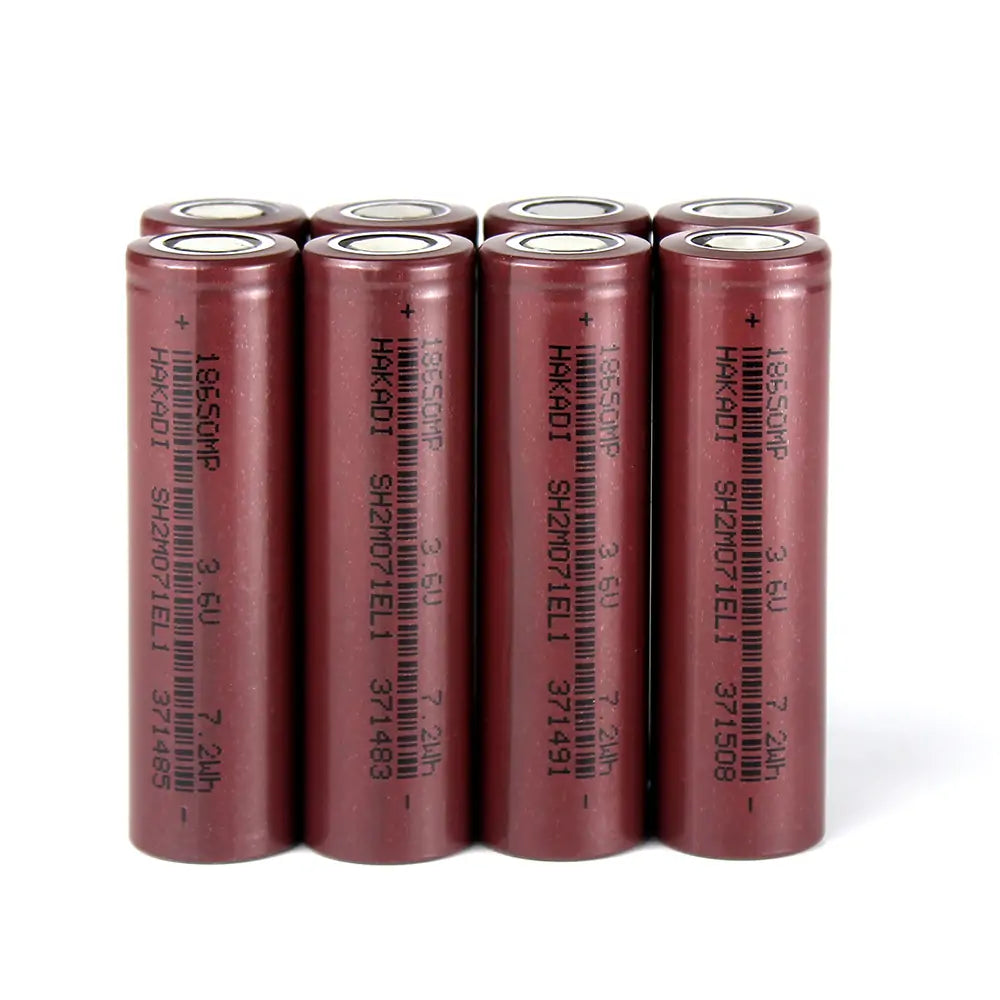 18650 3.7V 2000mAh NMC Rechargeable 3C -5C Discharge Rate Power Battery Cells
