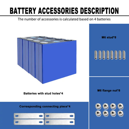 Lifepo4 EVE 3.2V 160Ah Battery 3500+Cycle life Original Rechargeable Cell For DIY Solar System RV EV Boat