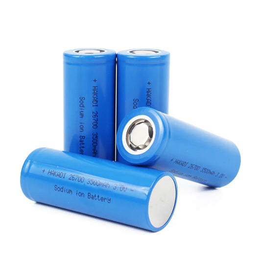 Sodium-ion Battery 26700 3V 3500mAh SIB Rechargeable NA Cell Cycle Life 3000+ For E-bike Power Tools