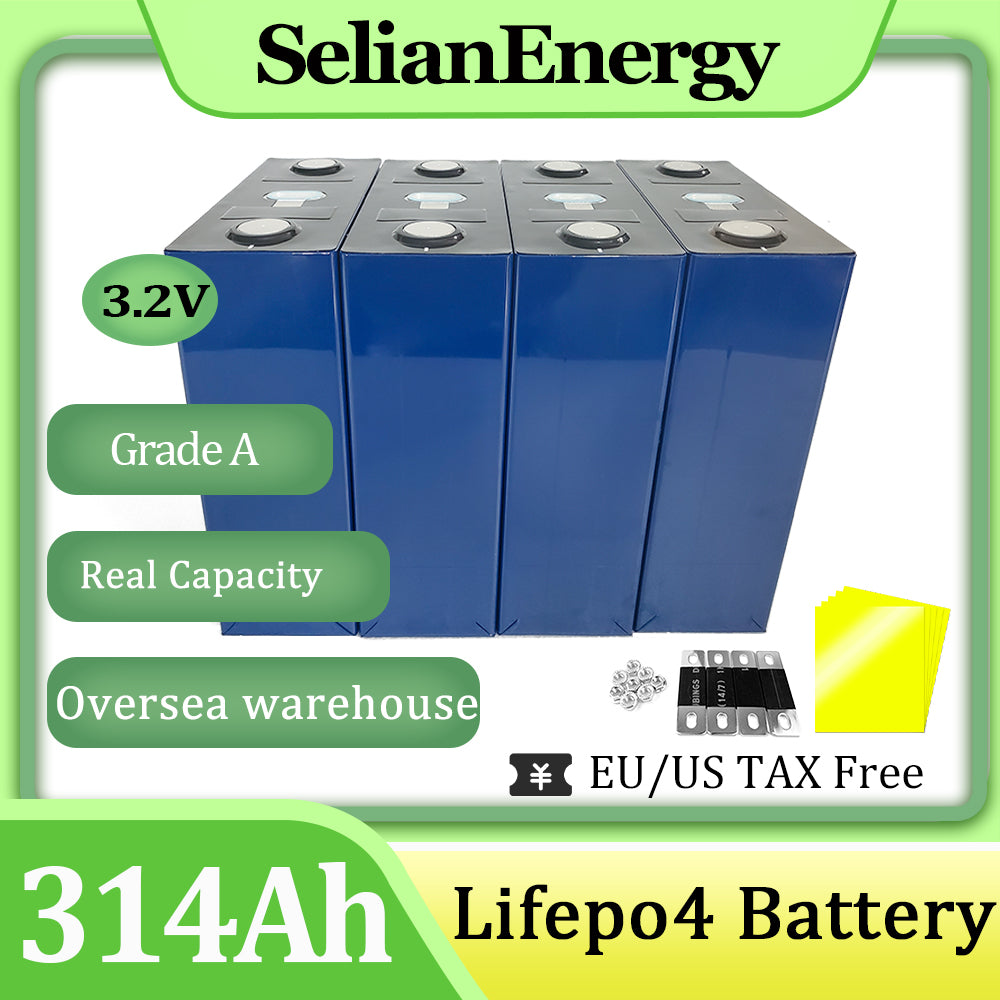 CALB 3.2V 314ah Prismatic Lifepo4 Battery 10000+ Times Batteries Cell For Soler Energy Storage