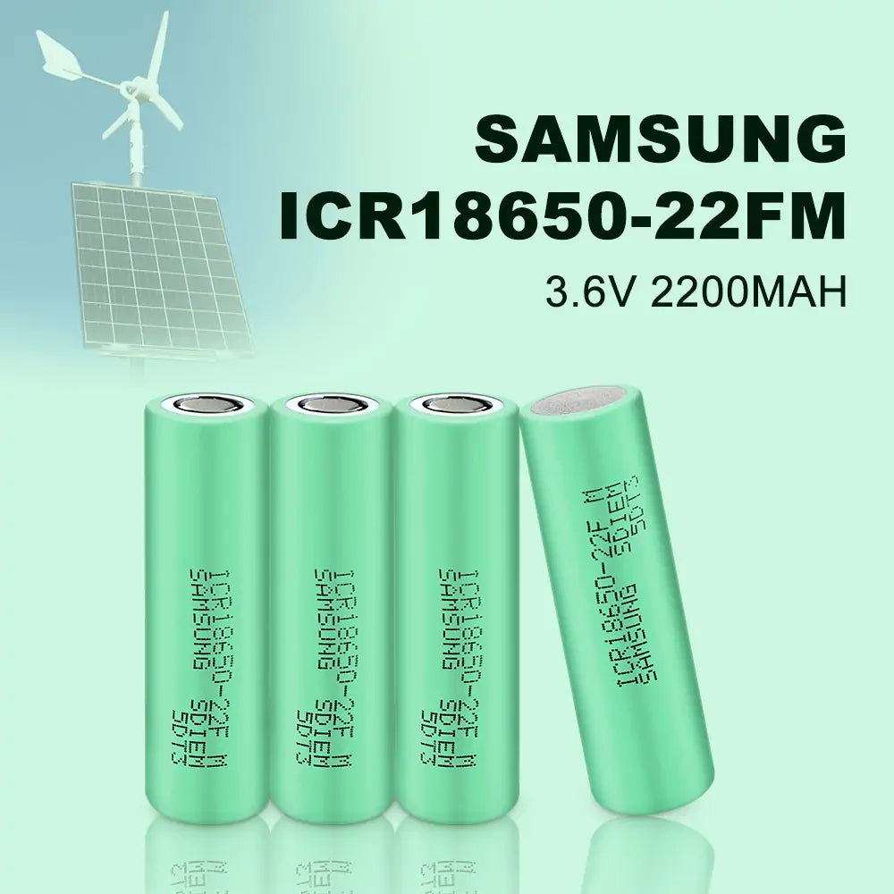 ICR18650-22FM 3.6V 2200mah NMC Lithium-ion Rechargeable Battery Cell For Flashlight Solar System