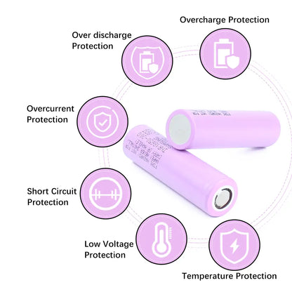 INR18650-M30Q 3.6V 3000mah Lithium-ion NMC Rechargeable Battery Cell For Battery Pack, flashlight, Small fan, Headlamp, LED light