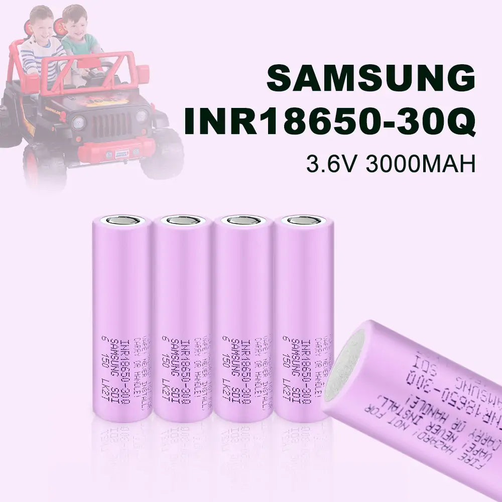 INR18650-M30Q 3.6V 3000mah Lithium-ion NMC Rechargeable Battery Cell For Battery Pack, flashlight, Small fan, Headlamp, LED light