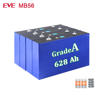 Free Shipping EVE MB56 LiFePO4 lf628Ah Grade A Cell