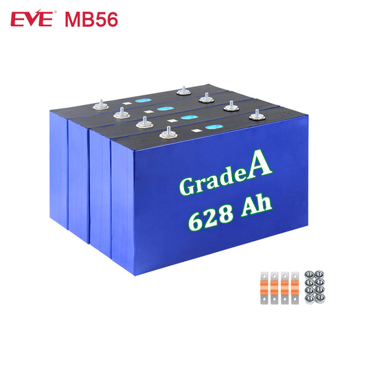 Free Shipping EVE MB56 LiFePO4 lf628Ah Grade A Cell