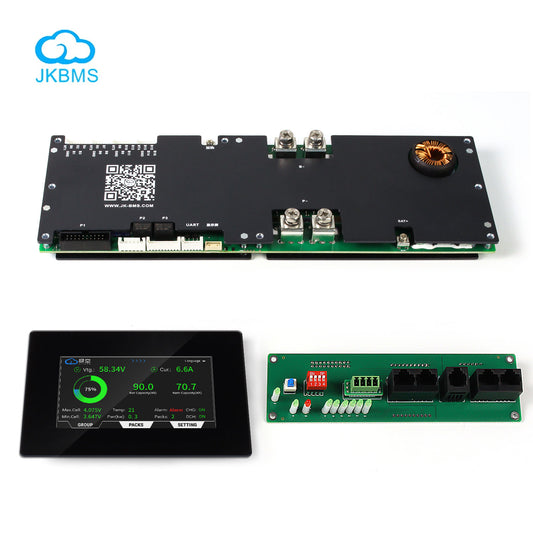 New JK Bms V19 Inverter JK PB2A16S20P 16s 48v 200a With Balance 4.3inch Display