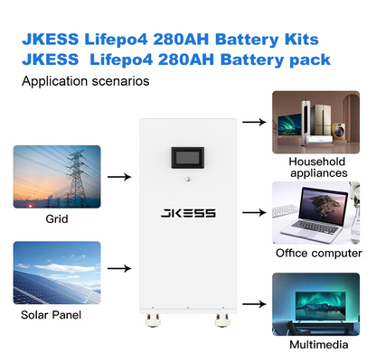 JK ESS 48V 16S 314Ah DIY Box 15Kwh Lifepo4 Home Storage System