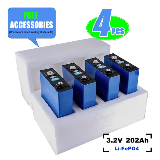 CATL Lifepo4 3.2V 200-202Ah A Grade Battery 6000+ Cycle Life Rechargeable Cells For Solar Energy Storage RV EV